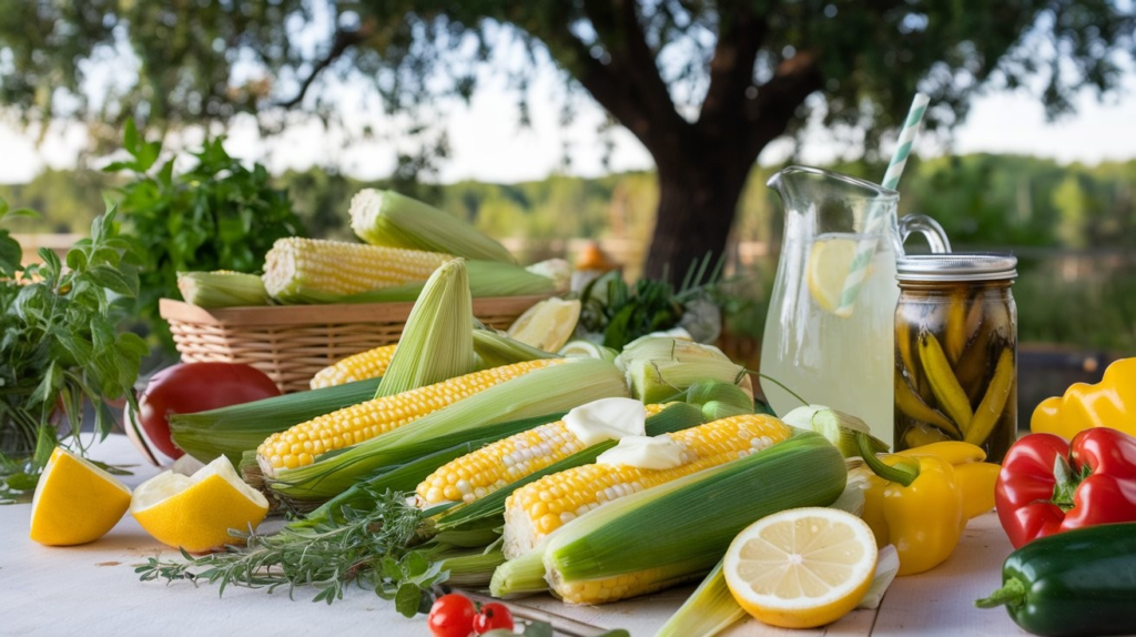 Fresh corn mixed with avocado, tomatoes, and lime in a colorful salad, showcasing versatile and delicious corn recipes.